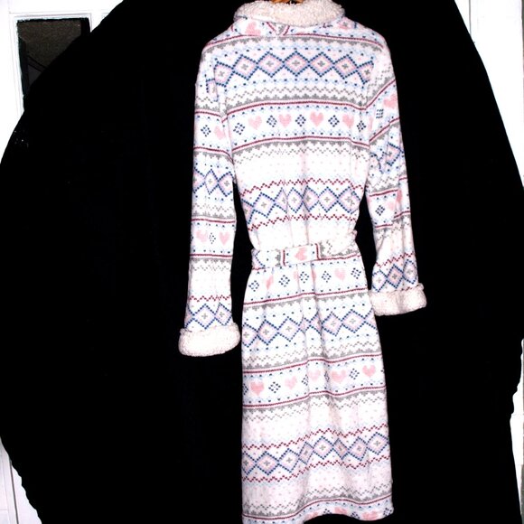 Secret Treasures Multicolor Fleece Robe Womens' Size XL (16-18) - Picture 7 of 7